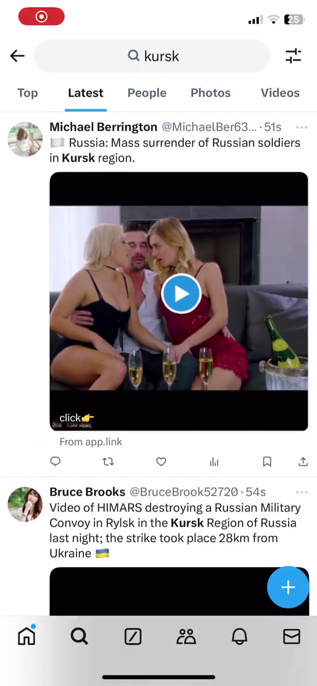 Russians really don’t want us to get latest information on Kursk so th video thumbnail
